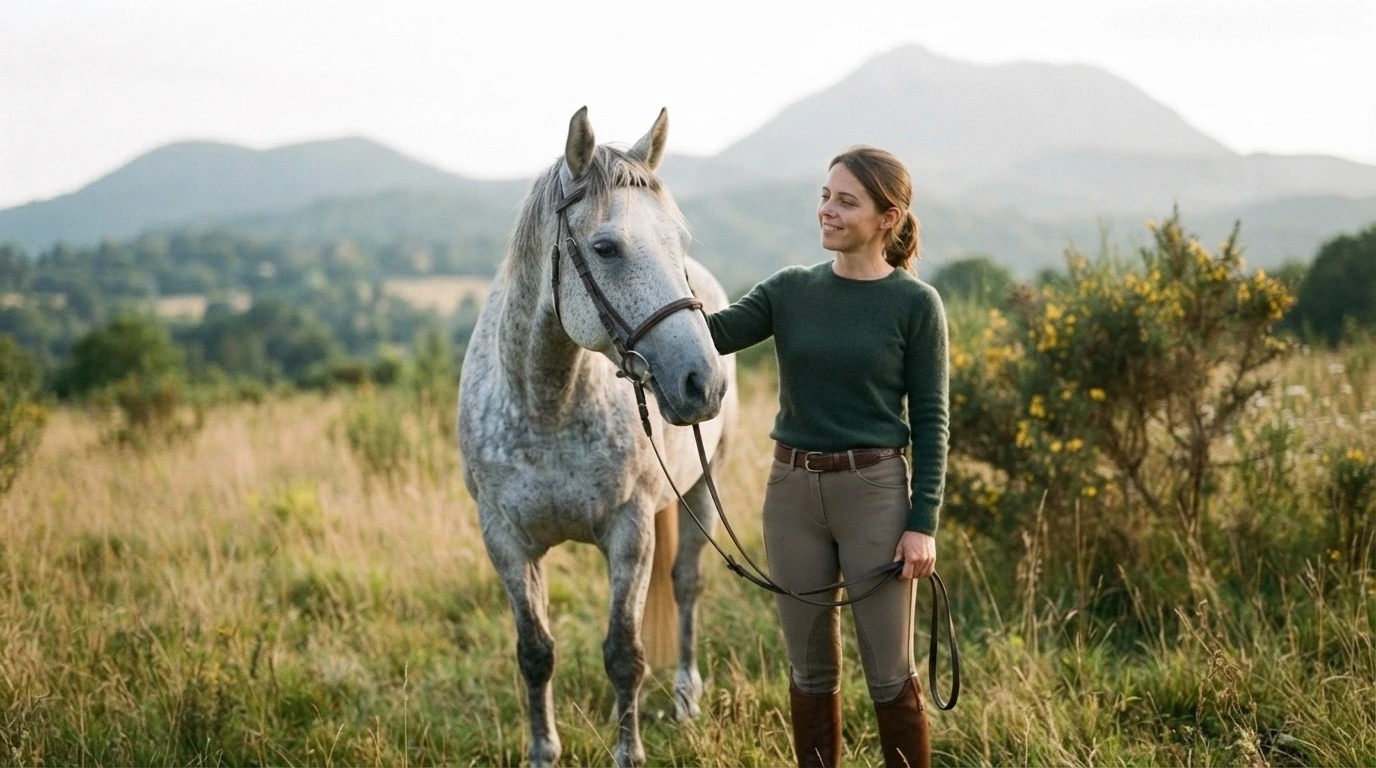 Cours d'équitation à Saint-Angel, Puy-de-Dôme